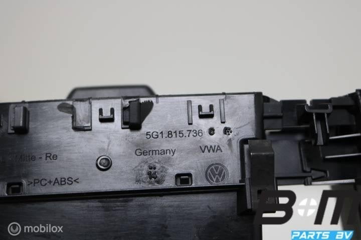 Luchtrooster midden VW Golf 7 5G1815736C, Gebruikt