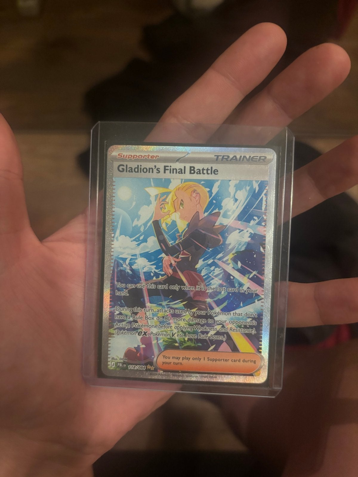 Gladion's Final Battle (Full Art) - Pokémon TCG, Ophalen, Nieuw, Losse kaart, Foil