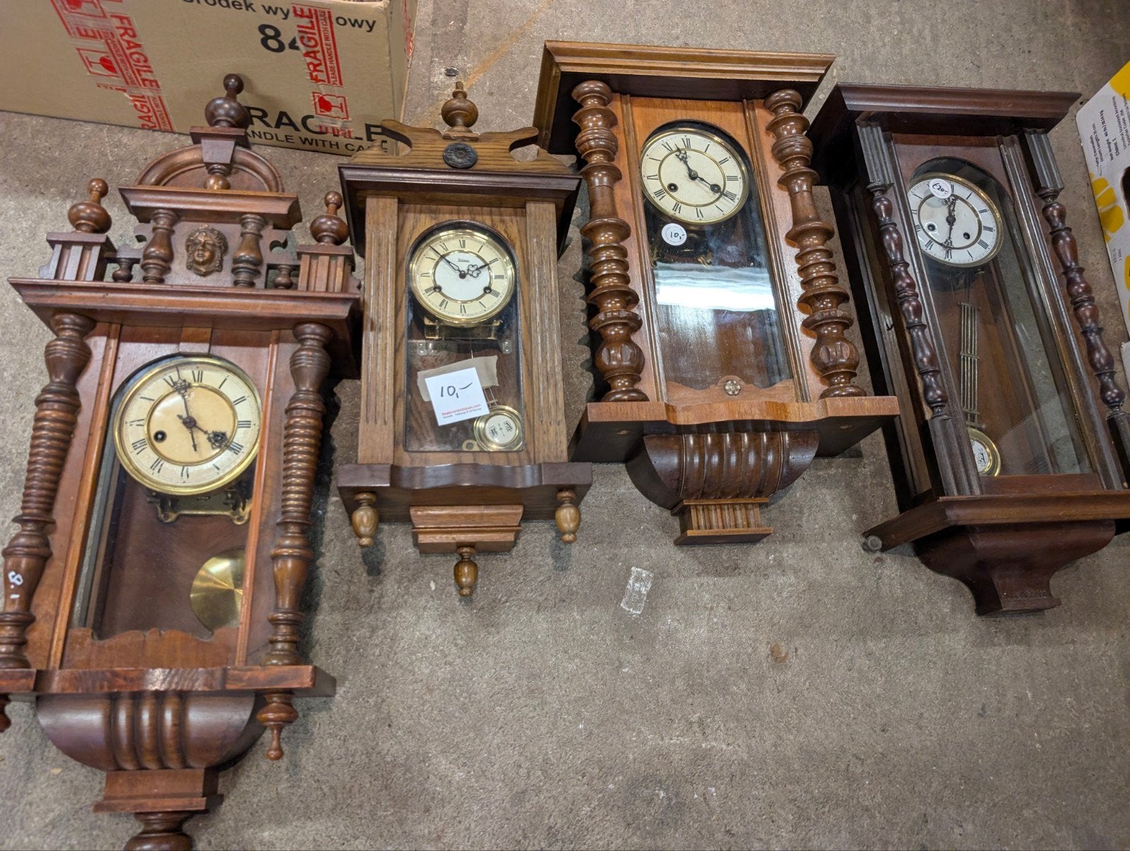 4 regulateur klokken €80. samen, Ophalen
