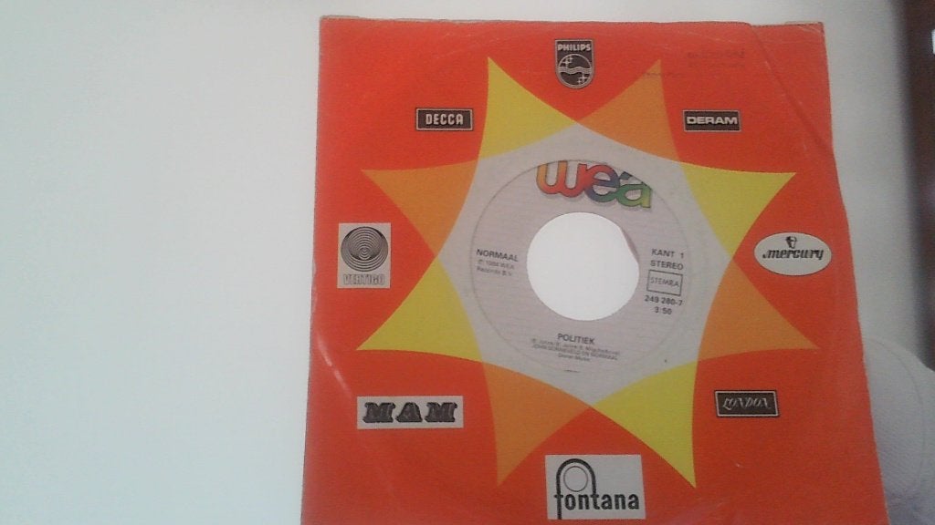 normaal jukebox single politiek uit 1984, Cd's en Dvd's, Vinyl Singles, Ophalen of Verzenden, Zo goed als nieuw, Nederlandstalig