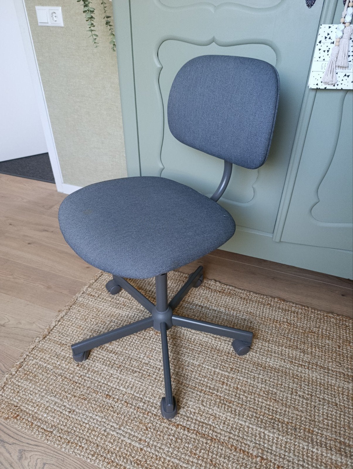 bureaustoel bleckberget ikea grijs, Huis en Inrichting, Bureaustoelen, Ophalen, Gebruikt, Grijs, Bureaustoel