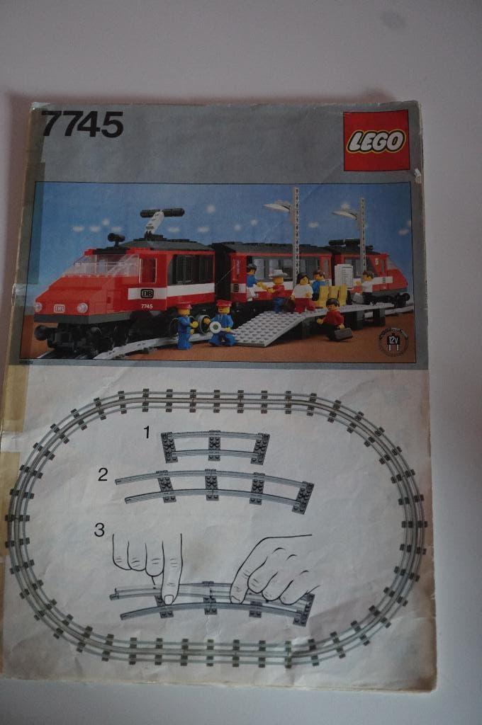 Bouwinstructie Lego trein set 7745, Kinderen en Baby's, Speelgoed | Duplo en Lego, Verzenden, Gebruikt, Losse stenen, Lego