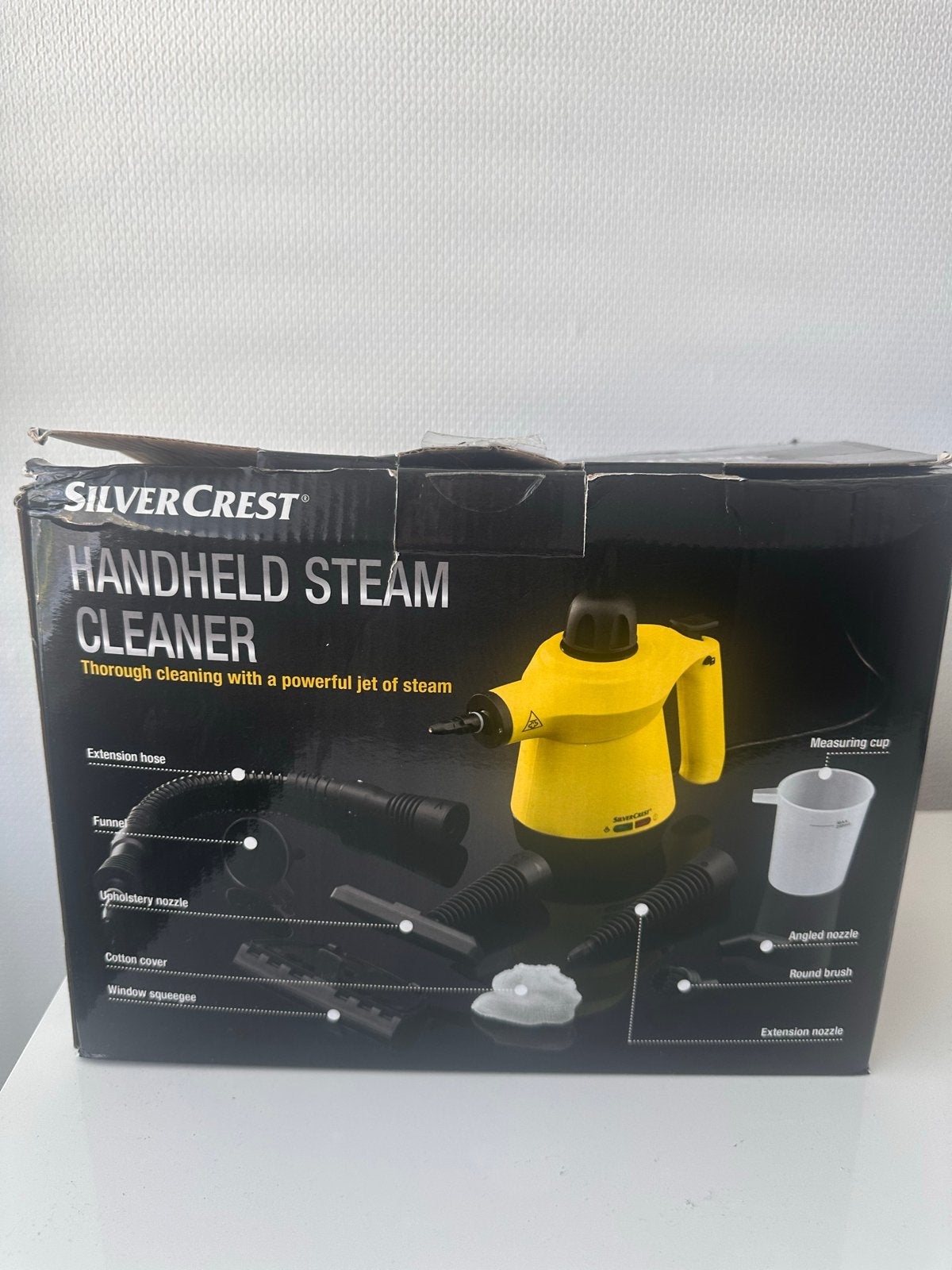 SilverCrest Handheld Stoomreiniger, Witgoed en Apparatuur, Stoomapparaten, Ophalen of Verzenden, Zo goed als nieuw, Stoomreiniger