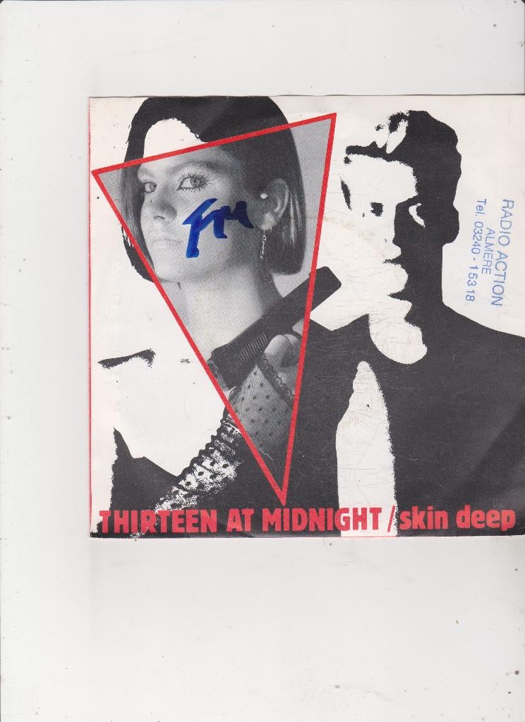 7"Single Thirteen at Midnight - Skin Deep, Ophalen of Verzenden, Gebruikt