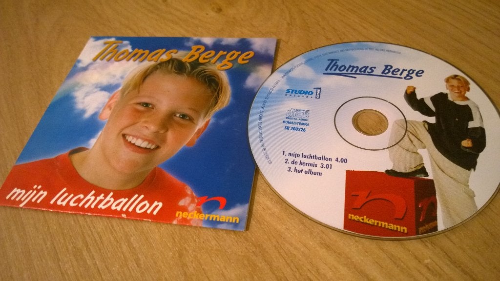 Thomas berge ‎– mijn luchtballon cardboard sleeve, Ophalen, Gebruikt, Nederlandstalig
