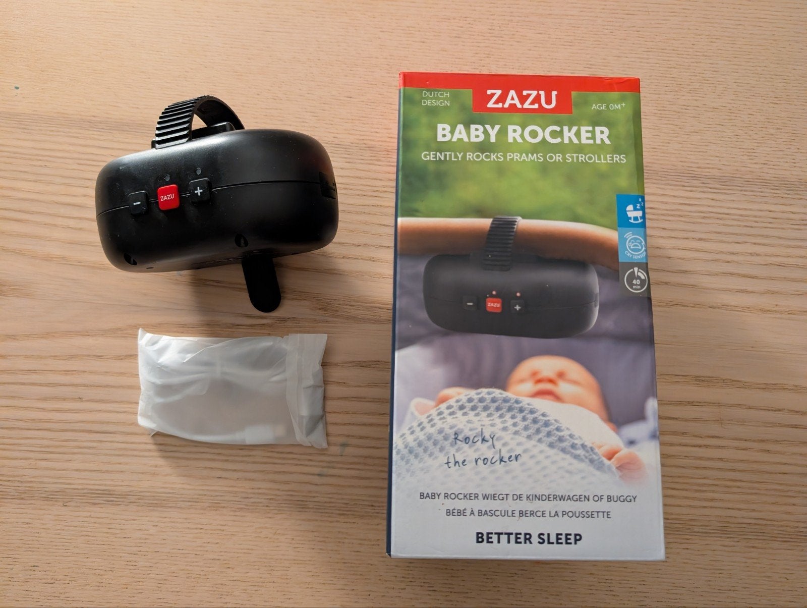 ZAZU Baby Rocker - Wiegje voor Kinderwagen/Buggy, Ophalen of Verzenden, Zo goed als nieuw, Kinderwagen, Overige merken