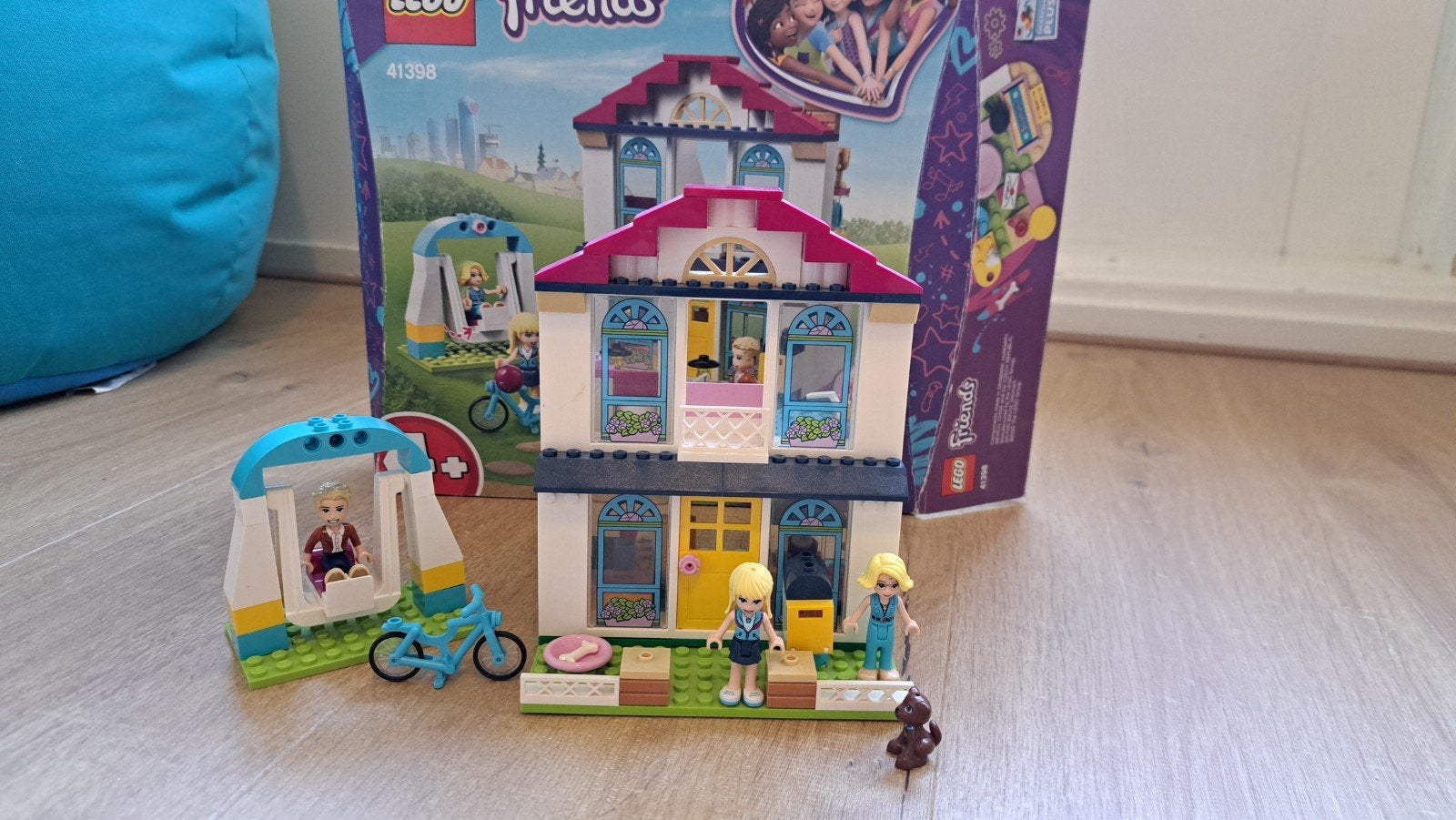 LEGO Friends Stephanie's Huis 41398 met accessoires, Ophalen of Verzenden, Gebruikt