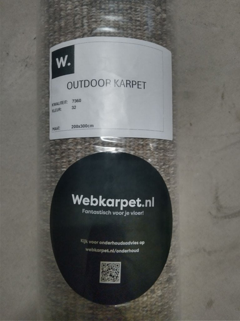 Outdoor karpet, Ophalen, Nieuw