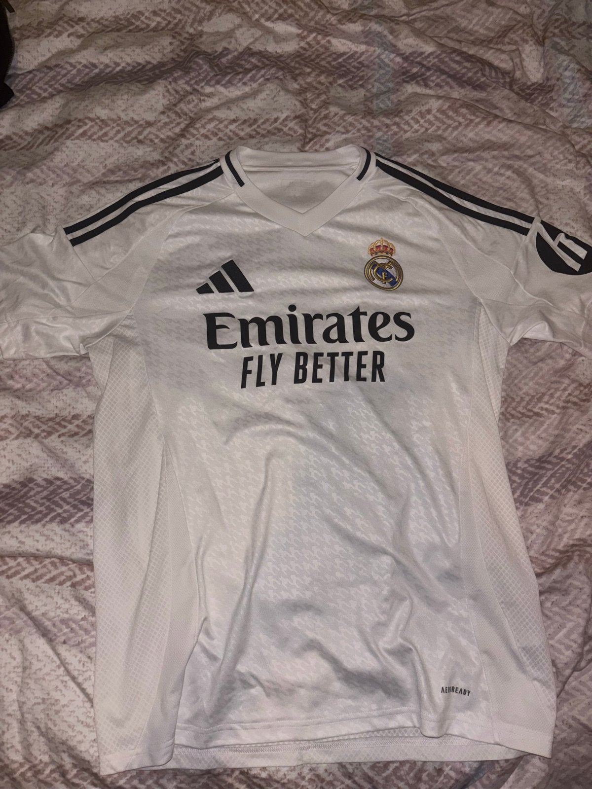 Real Madrid Thuisshirt Ronaldo #7 Maat M, Kleding | Heren, Maat 48/50 (M), Wit, Ophalen of Verzenden, Zo goed als nieuw