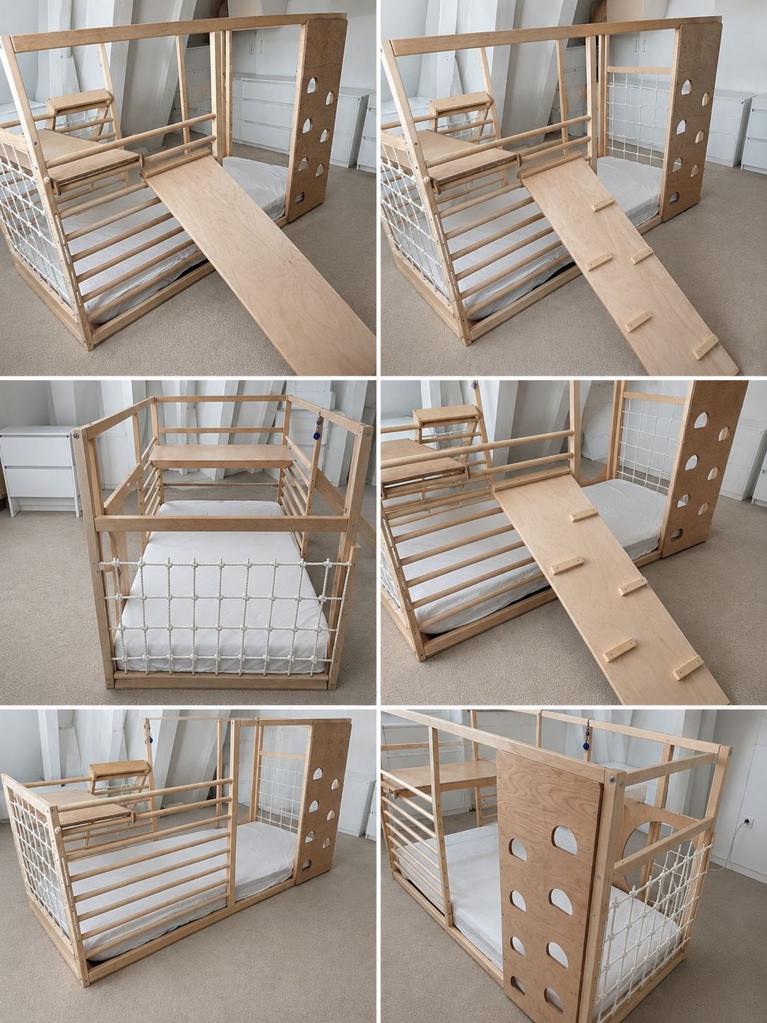 Montessori klimbed (190 x 90 cm), Ophalen of Verzenden, Zo goed als nieuw, 180 cm of meer, 85 tot 100 cm