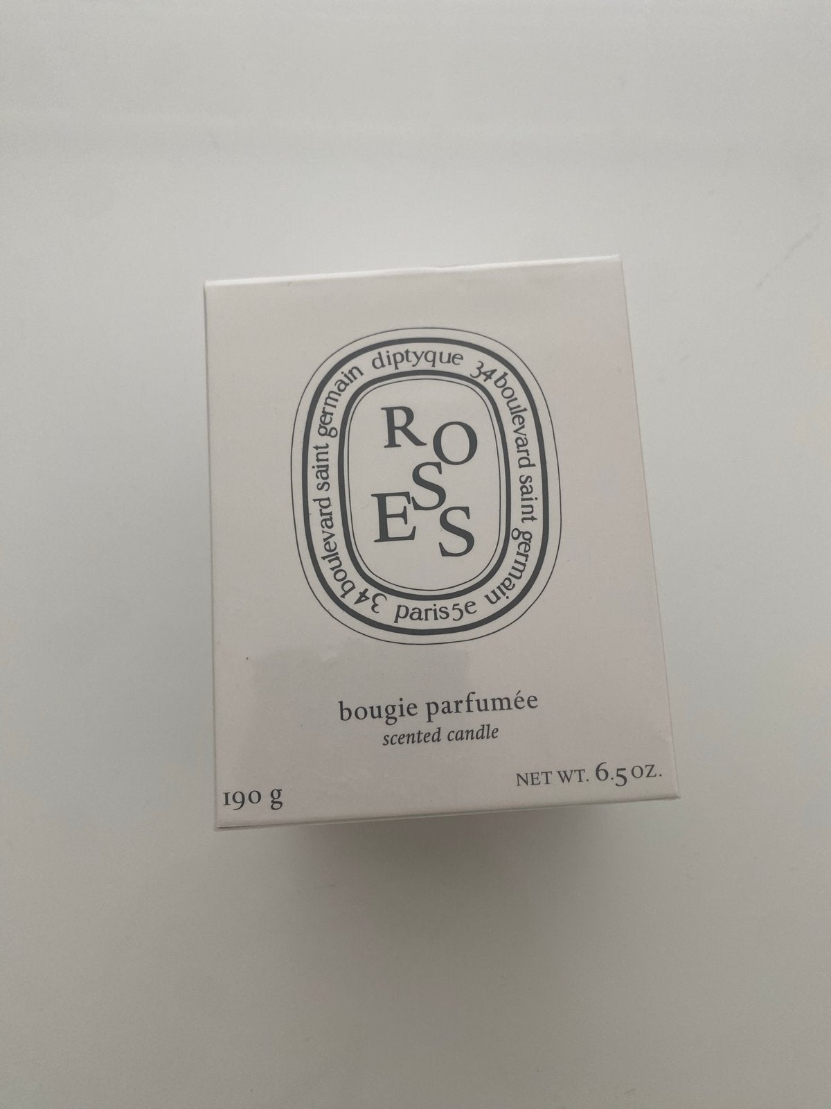 Diptyque Kaars Roses - Nieuw in verpakking, Huis en Inrichting, Verzenden, Kaars, Wit, Overige merken
