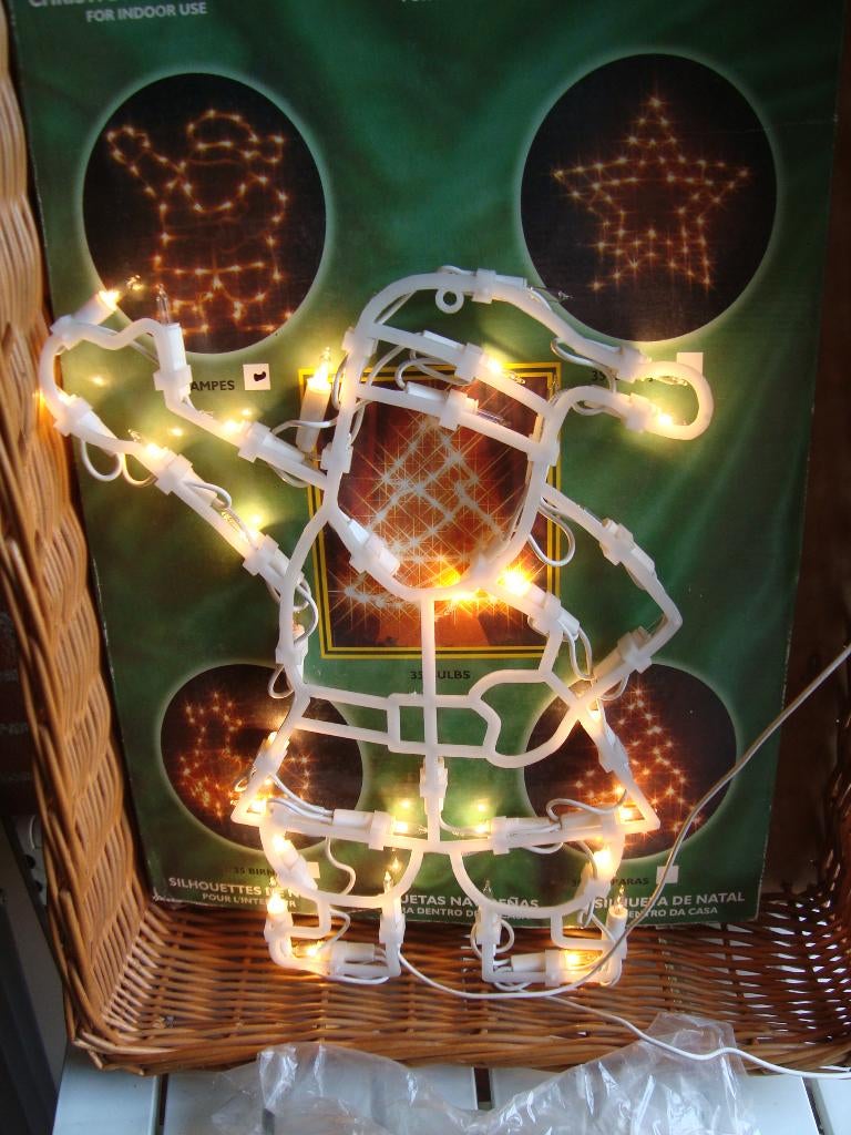 Kerstman met licht, Ophalen of Verzenden, Zo goed als nieuw