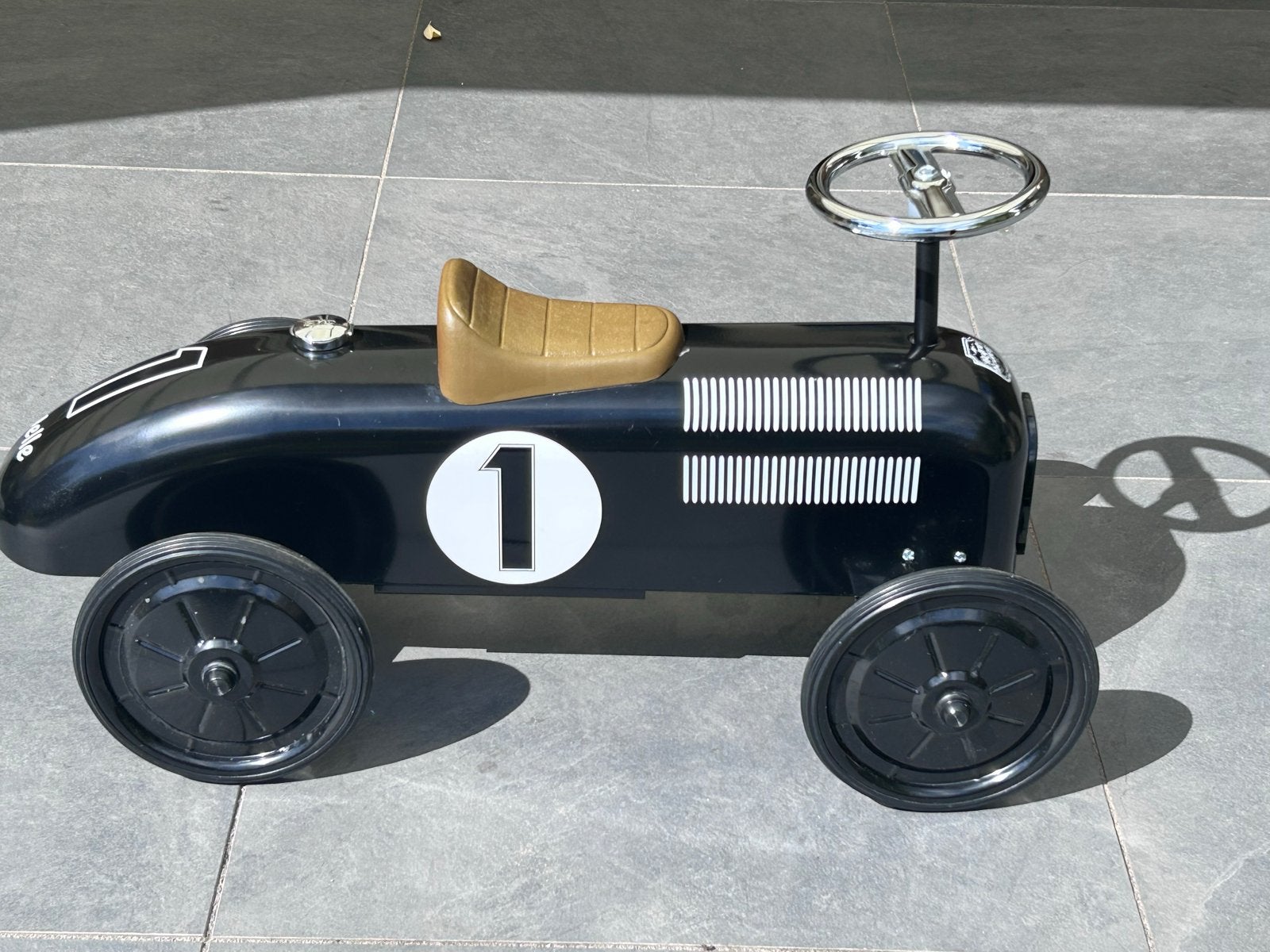 Retro Roller loopauto zwart - Zo goed als nieuw, Ophalen, Zo goed als nieuw