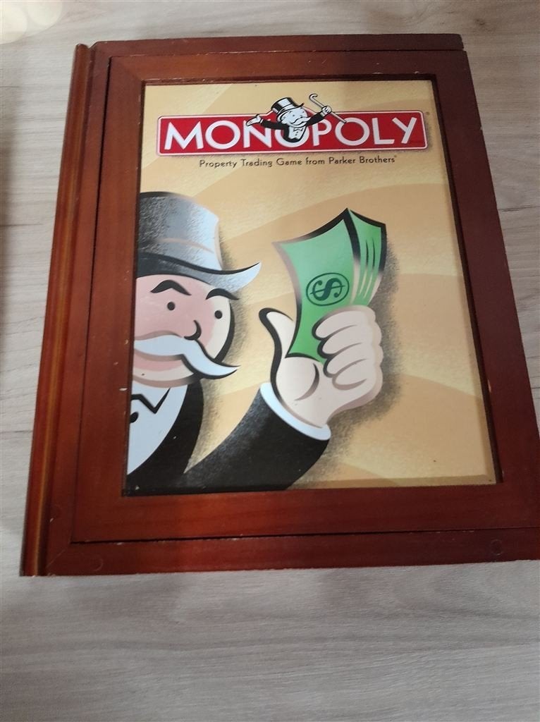 Monopoly Houten kist- USA editie - s4009