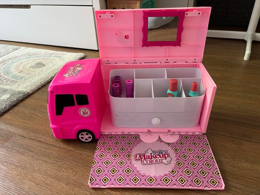 Roze Make-up Trolley voor Kinderen - Speelgoed, Ophalen of Verzenden, Zo goed als nieuw