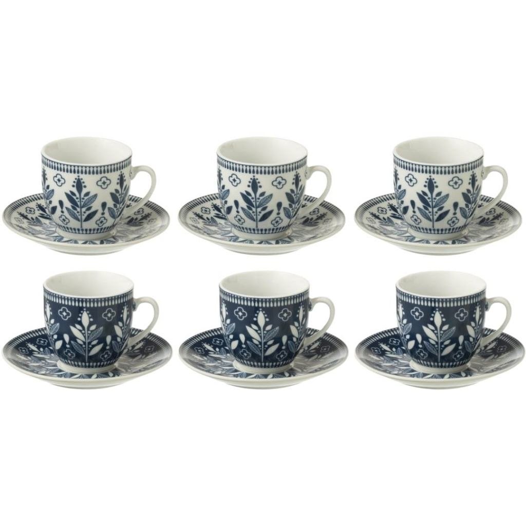 Nieuw, J-Line, set espressokopjes, 6 stuks, Huis en Inrichting, Keuken | Servies, Overige merken, Keramiek, Nieuw, Ophalen of Verzenden