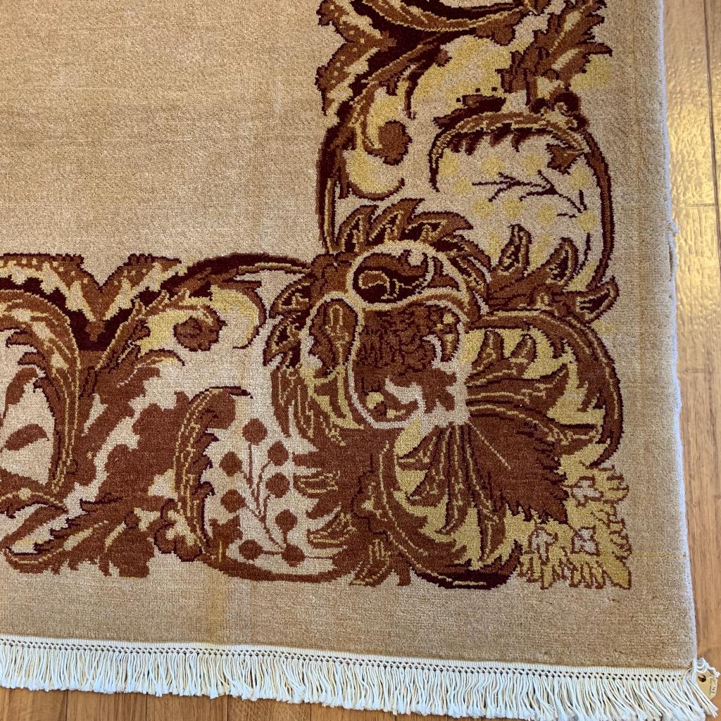 Trendy Vintage Perzisch tapijt 250x177 vloerkleed -TTM Wonen, TTM Wonen, Meubels – (Perzische) Tapijten en Woonaccessoires, Bruin