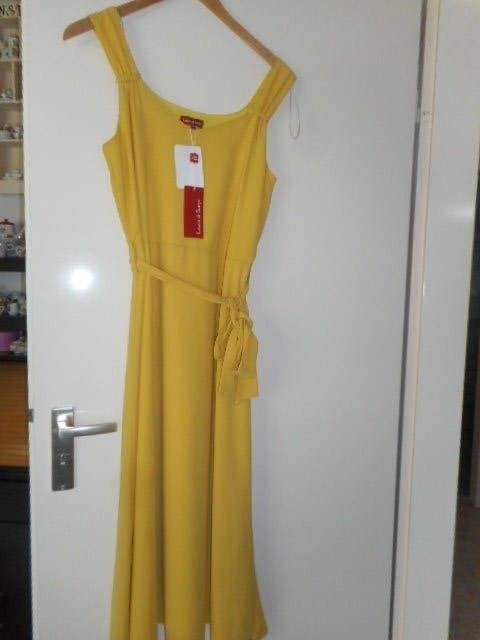 Nieuwe gele jurk van Laura di Sarpi - Maat M, Maat 38/40 (M), Geel, Nieuw, Ophalen of Verzenden