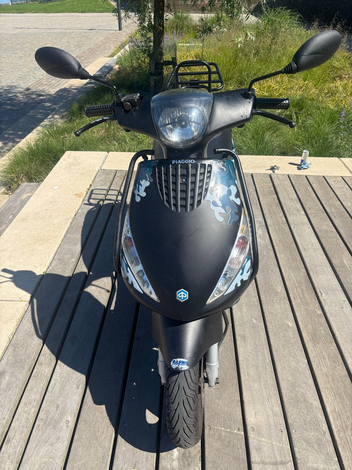Piaggio Zip Scooter - Zwart, Goed Onderhouden, Ophalen, Gebruikt, Maximaal 45 km/u, Zip