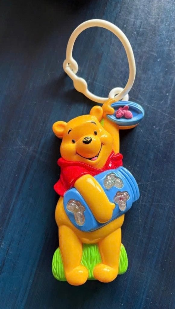 Winnie the Pooh, de Poeh speelgoed wat geluidjes maakt, Ophalen of Verzenden, Winnie de Poeh of vrienden, Zo goed als nieuw, Beeldje of Figuurtje