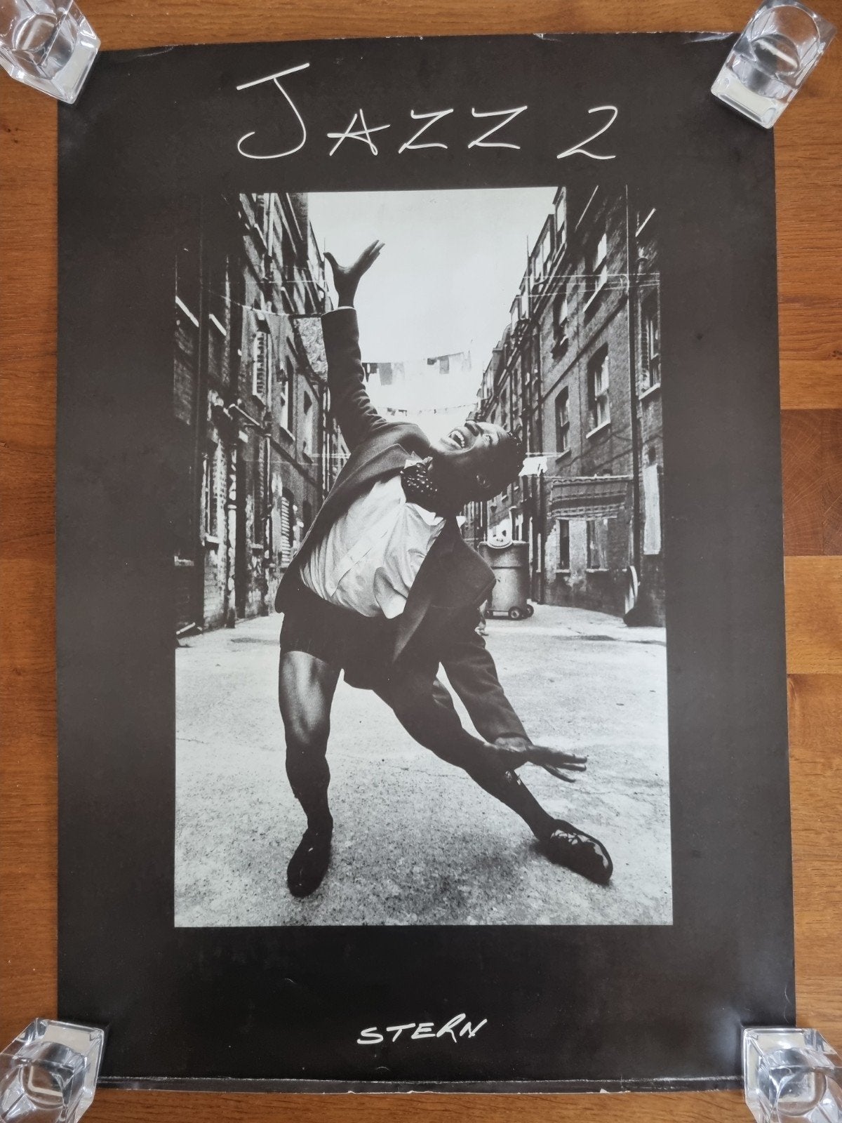 Poster: Jazz 2, 1985. Danser Jeff Brown. Foto Geoff Stern., Ophalen, A1 t/m A3, Overige onderwerpen, Rechthoekig Staand