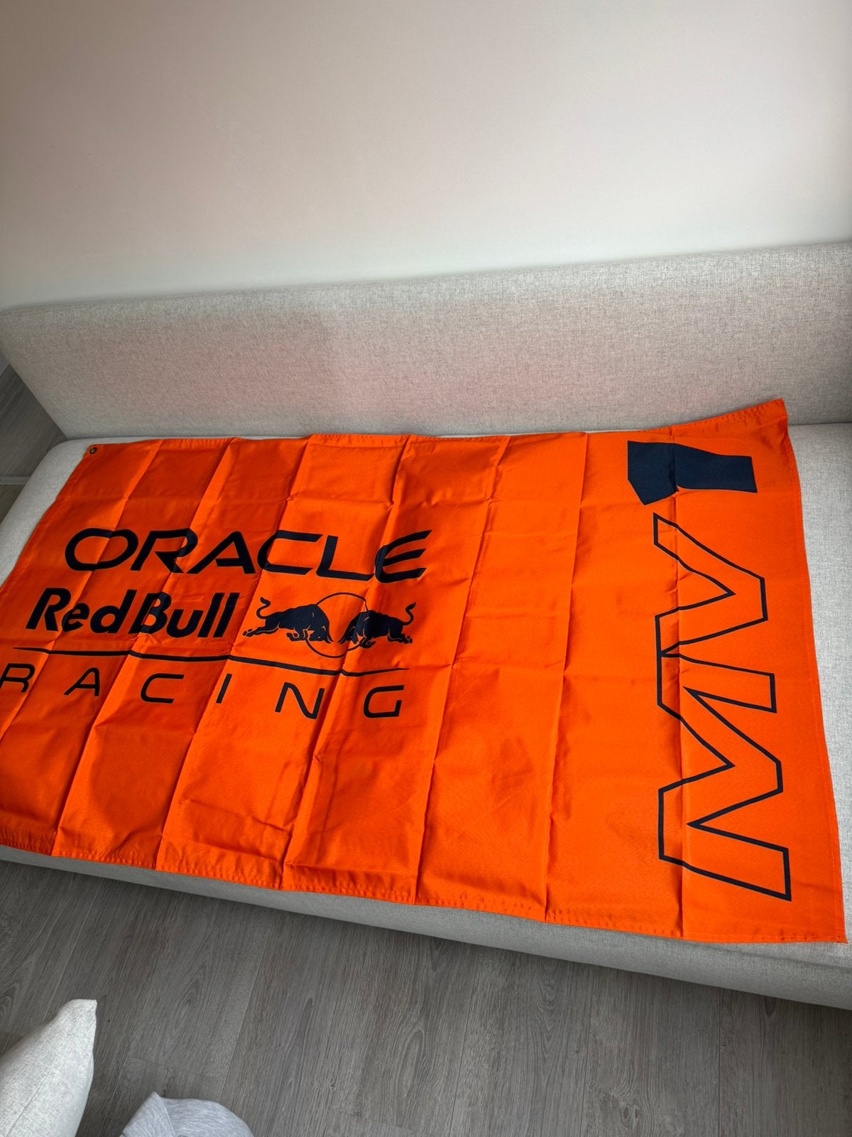 Red Bull Racing Max Verstappen Vlag, Ophalen of Verzenden, Zo goed als nieuw