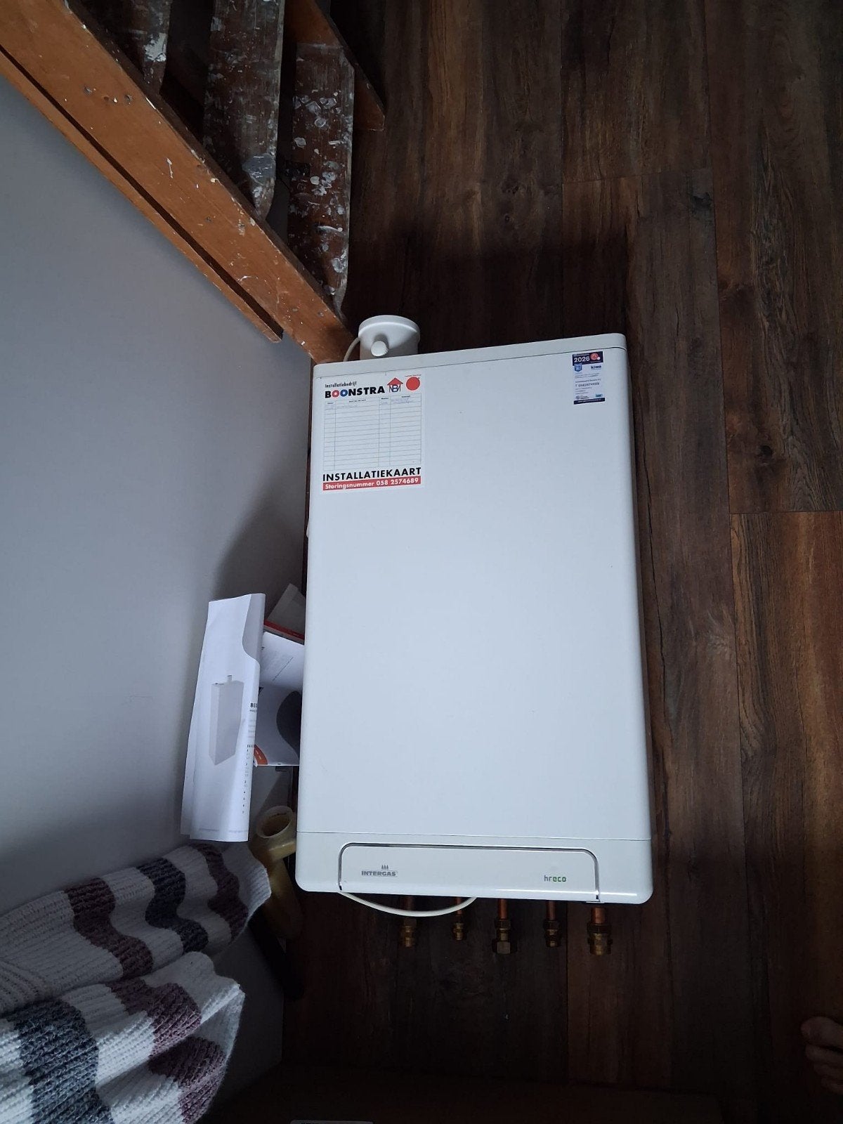 Intergas Kombi Kompakt HReco 36 CV-ketel (2016), Doe-het-zelf en Verbouw, Ophalen, Gebruikt, Hoog rendement (Hr), Cv-ketel of Combi-ketel