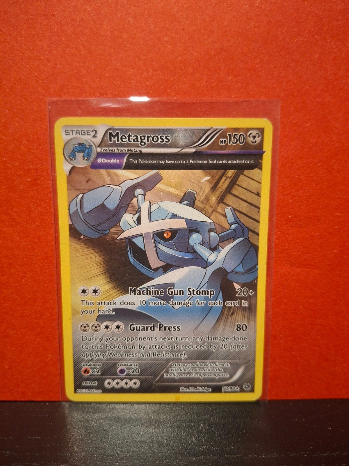 Pokémon Kaart - Metagross 52/98 - Ancient Origins Holo, Hobby en Vrije tijd, Verzamelkaartspellen | Pokémon, Ophalen of Verzenden