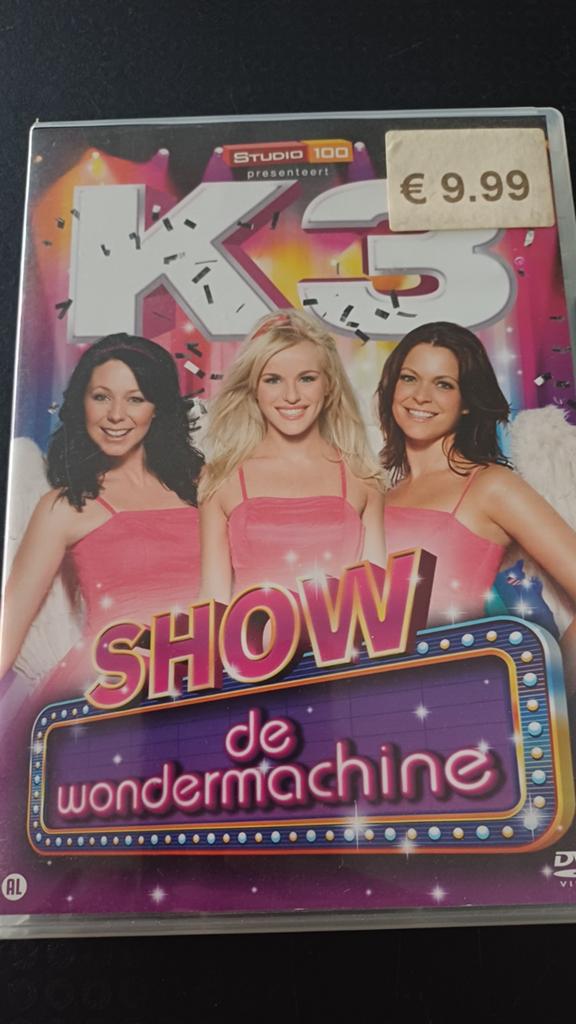 K3 Show de Wondermachine DVD - Studio 100, Alle leeftijden, Ophalen of Verzenden, Gebruikt, Overige genres