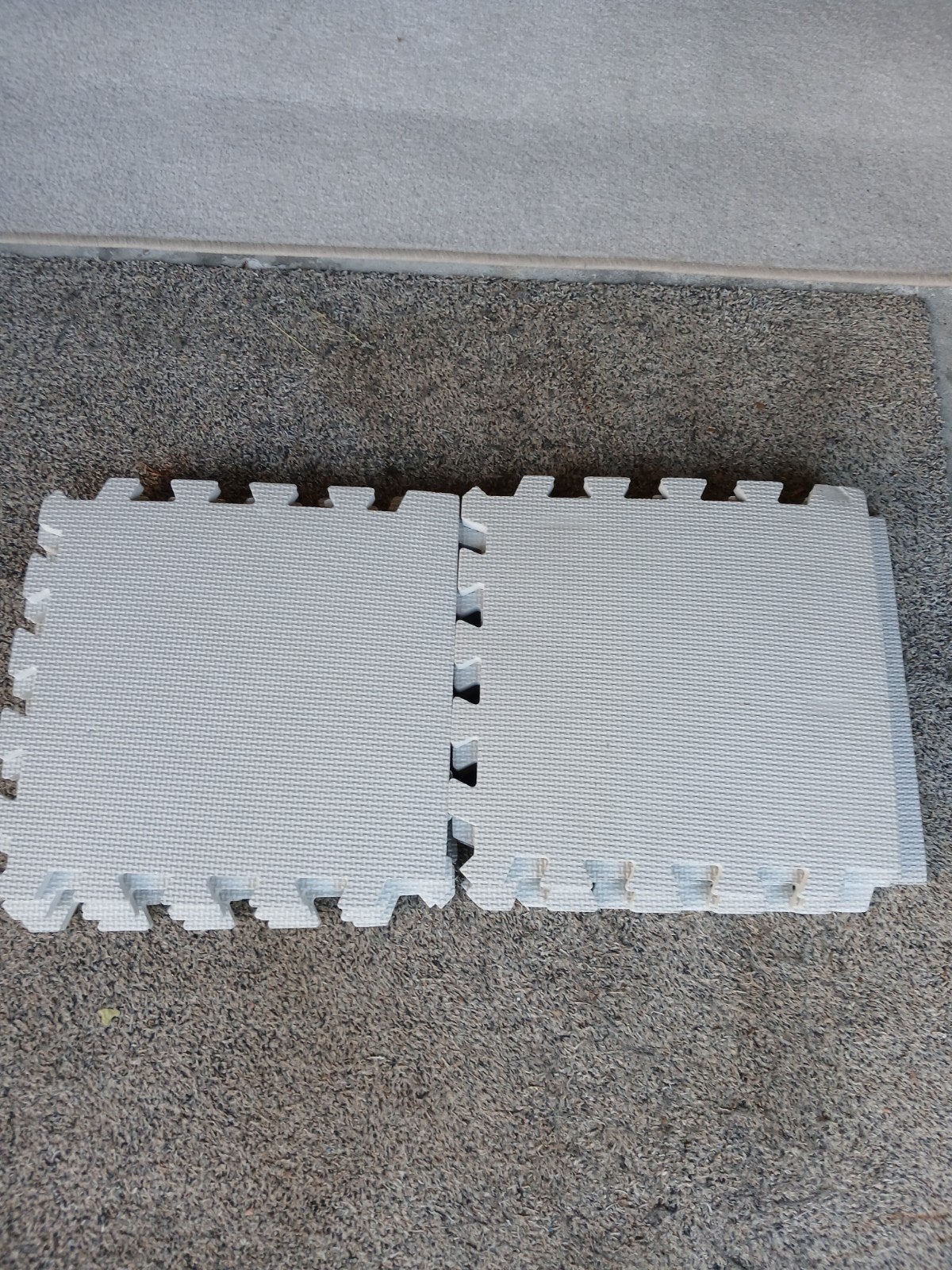 10 grijze vloerplaatjes 30x30cm, Ophalen
