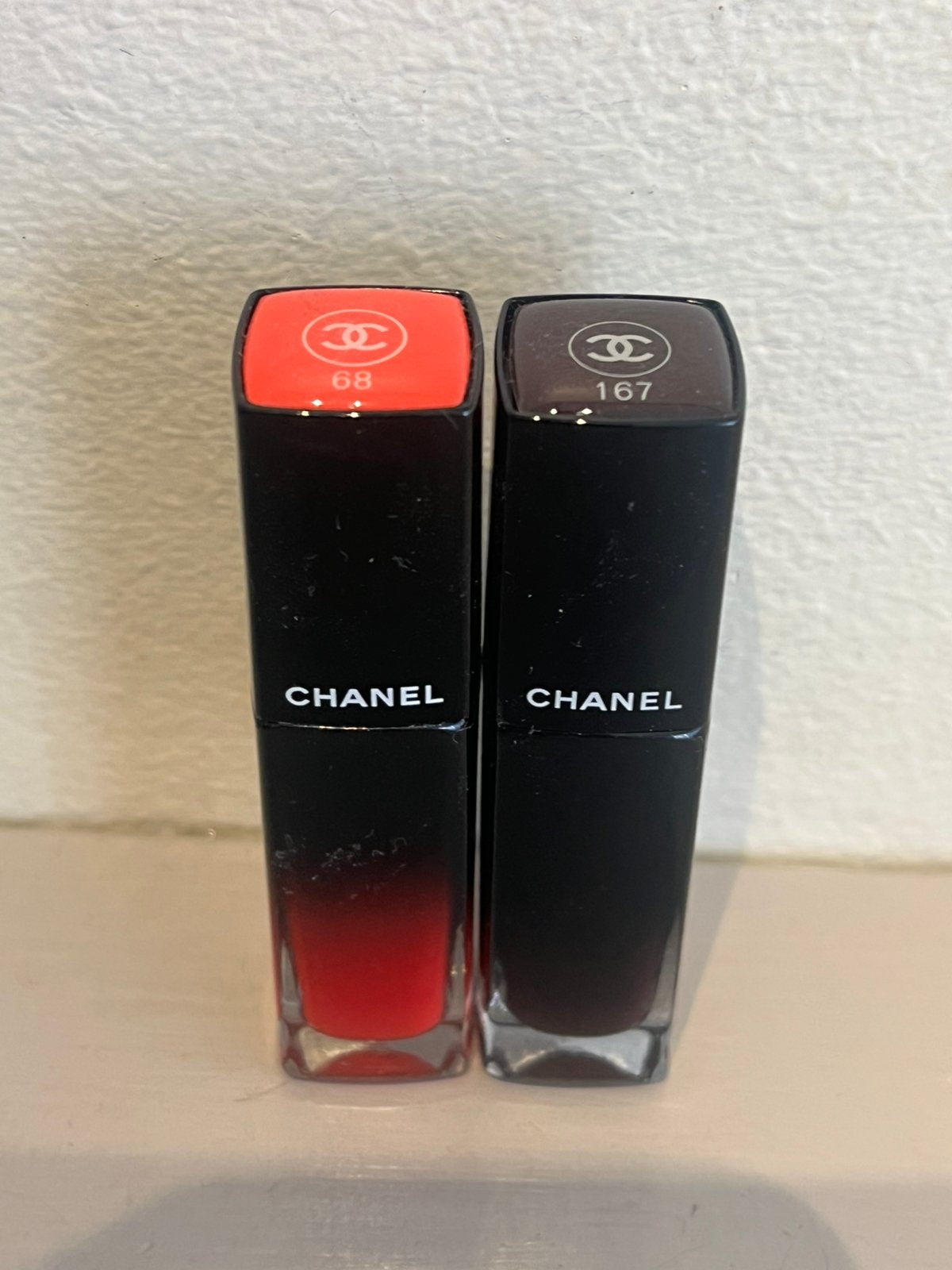 2 x Chanel Chanel Rouge Allure Laque vloeibare lippenstift, Nieuw, Ophalen of Verzenden, Make-up, Overige kleuren