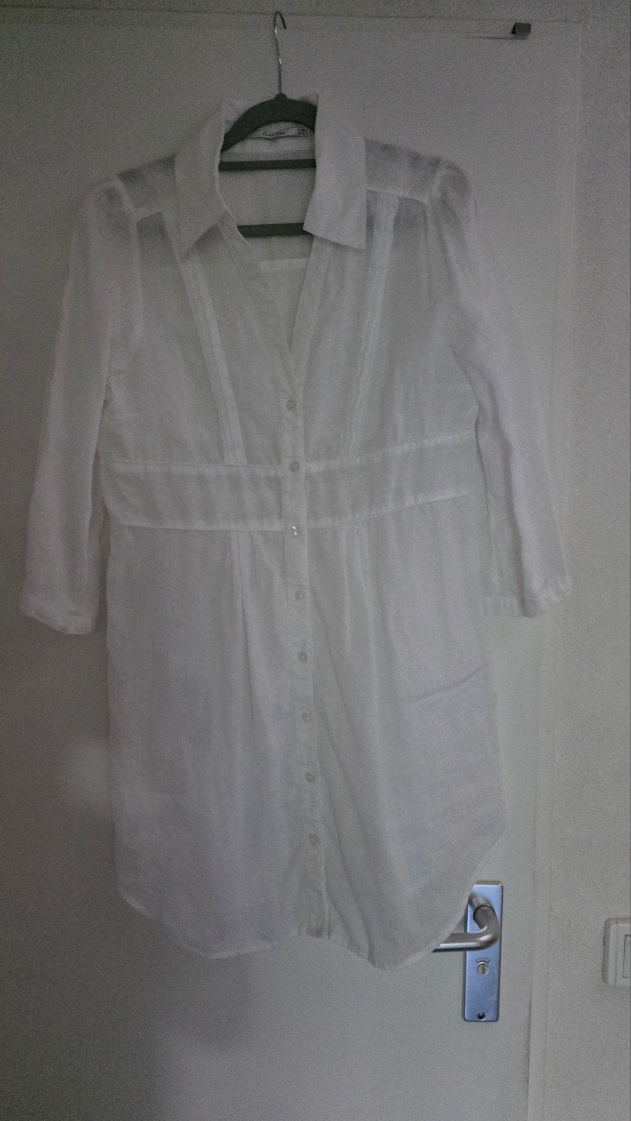 Part Two 100% Linnen Blouse tuniek  Mt 36 (valt als 38/40), Maat 38/40 (M), Part Two, Wit, Ophalen of Verzenden