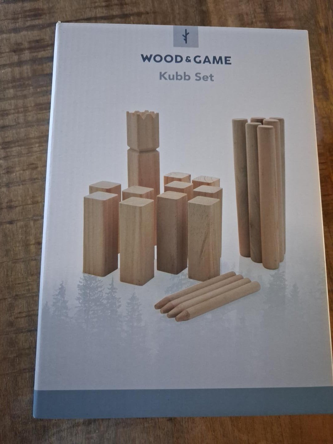 Nieuw Wood & Game Kubb Set - Zweeds familiespel, Ophalen of Verzenden, Nieuw, Jongen of Meisje