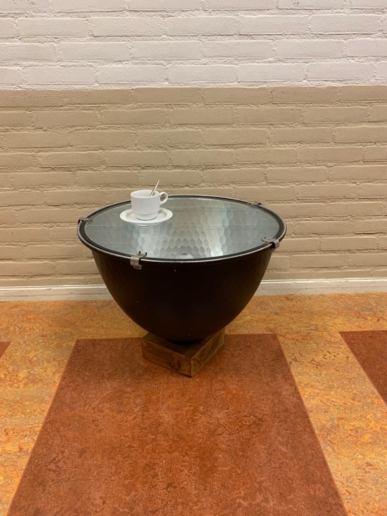 industriële sidetable, Huis en Inrichting, Ophalen, 50 tot 100 cm, Industriël, retro, Rond