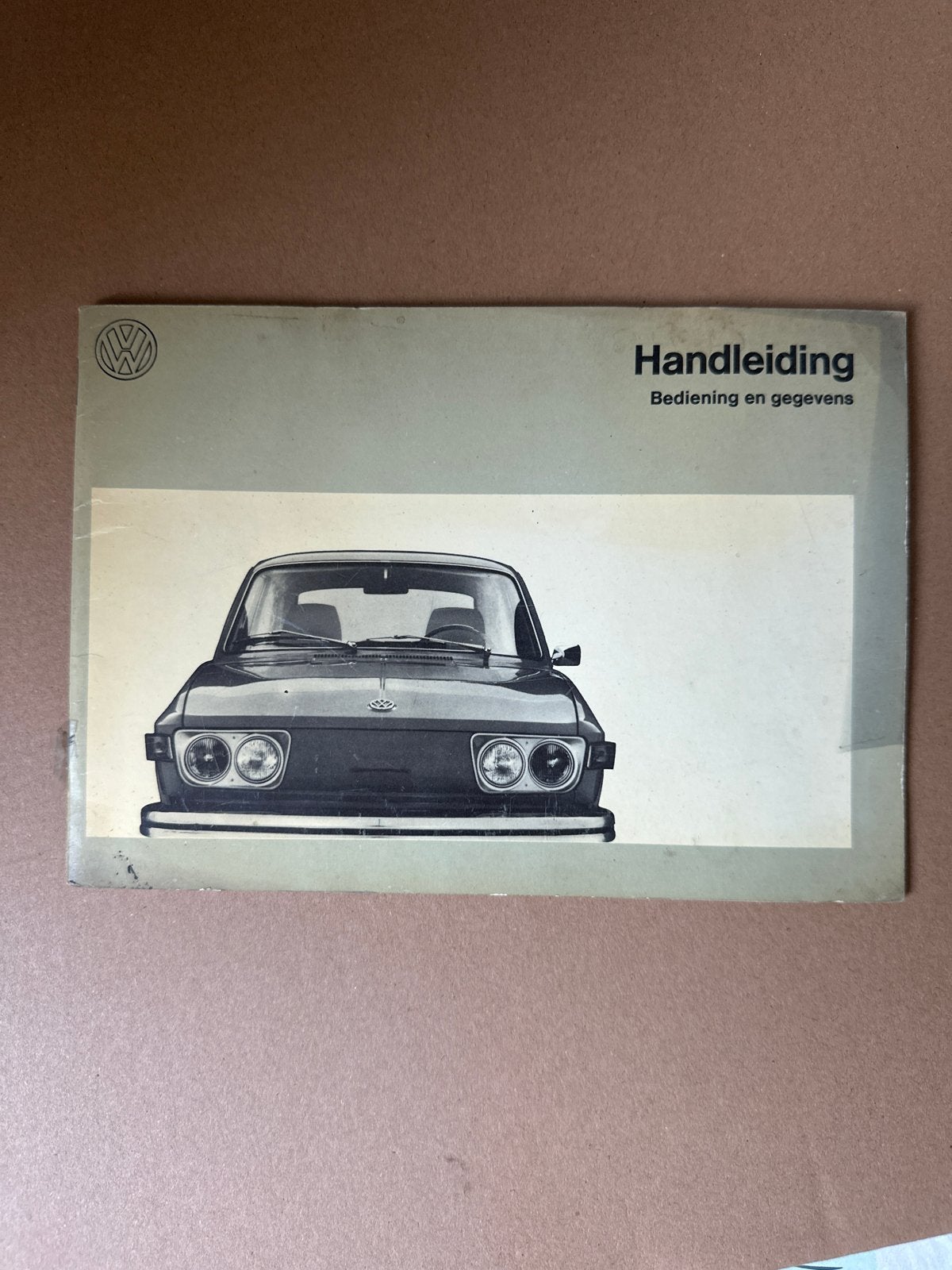 Origineel instructieboekje Volkswagen 412E (1972), Ophalen of Verzenden