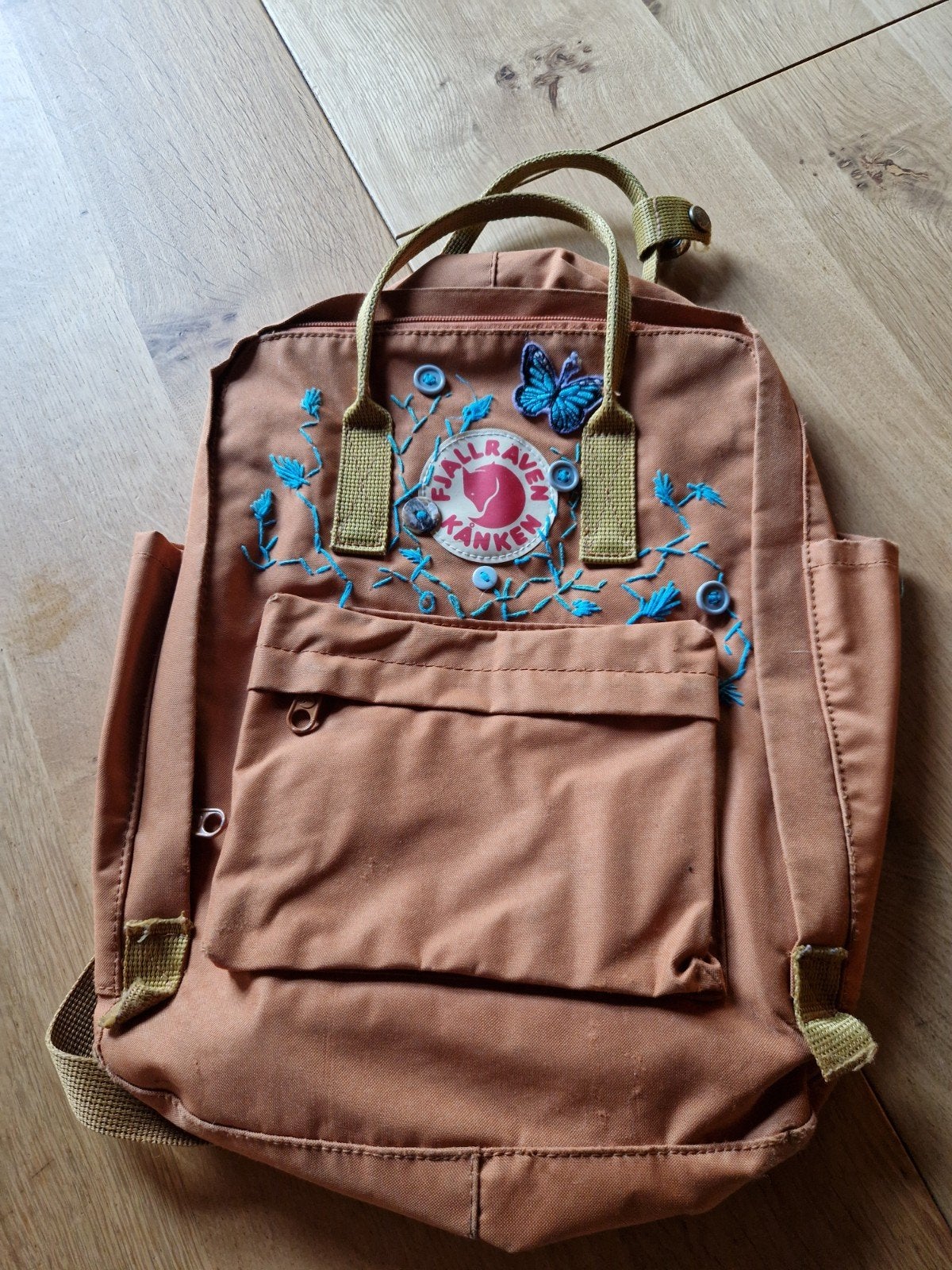 Okerkleur rugtas fjallraven (herfst kleur), Ophalen of Verzenden, Overige merken, 30 tot 45 cm