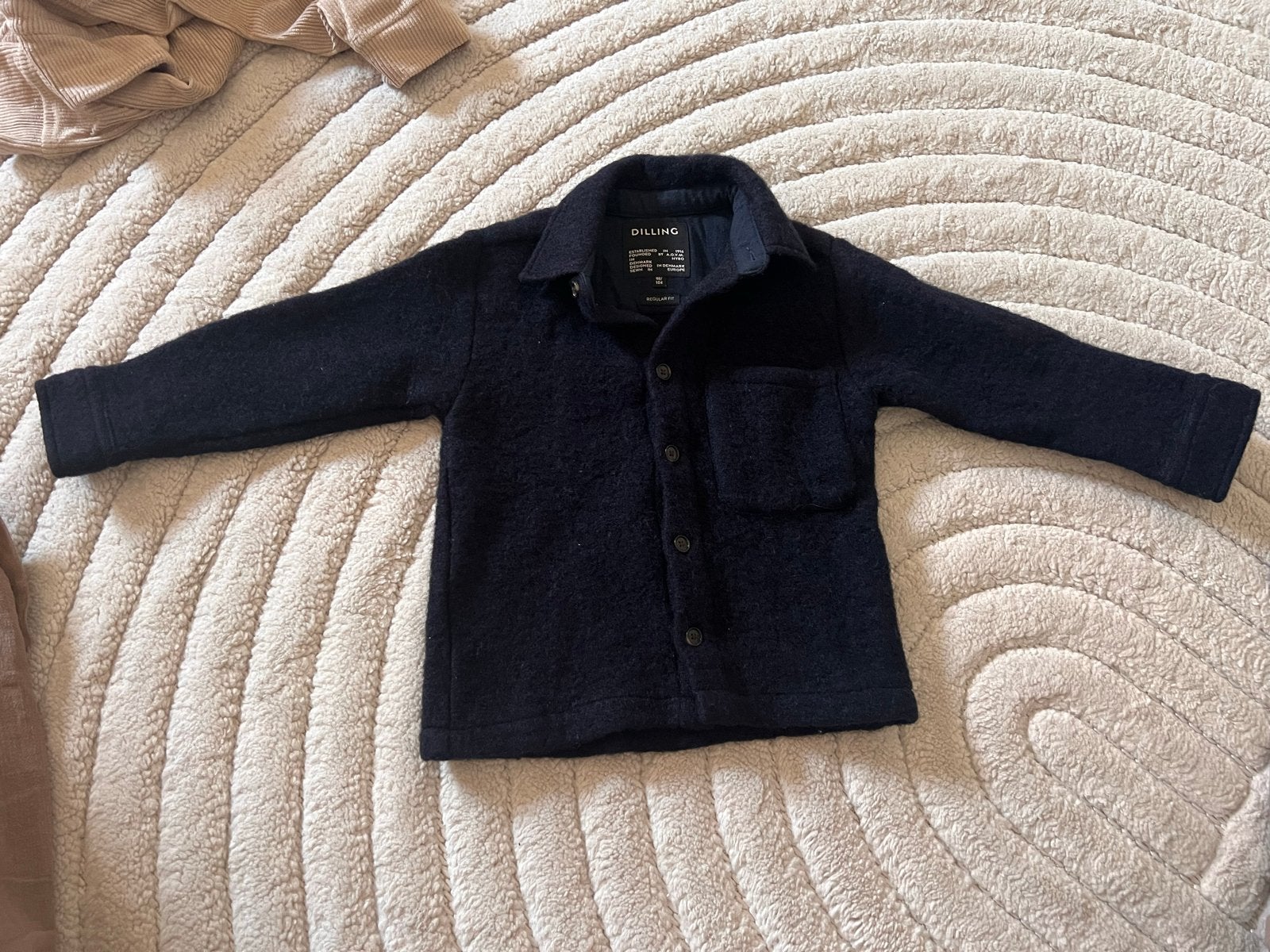 Nieuw Dilling donkerblauw wollen jasje / vest, Ophalen of Verzenden, Nieuw, Jongen of Meisje, Trui of Vest