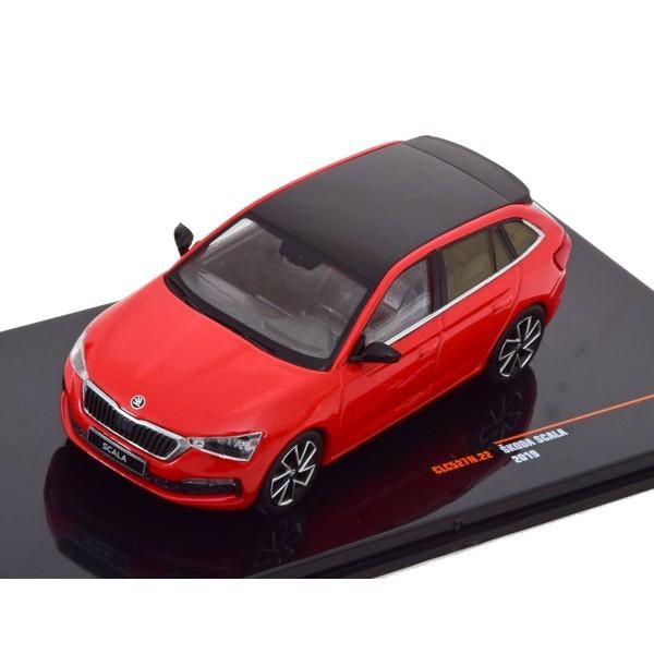Skoda Scala 2019 Rood Modelauto 1/43 Ixo Models Nieuw, Overige merken, Ixo Models, Auto, Ixo Models