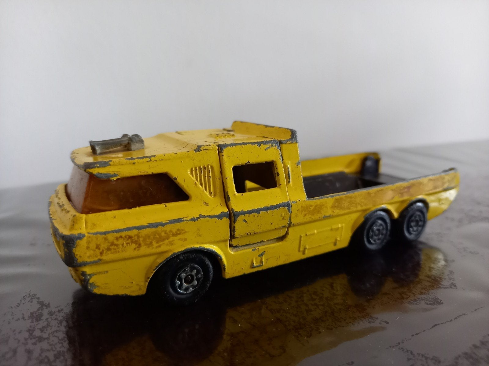 Matchbox Super kings K-7 racing car transporter, Ophalen of Verzenden, Gebruikt