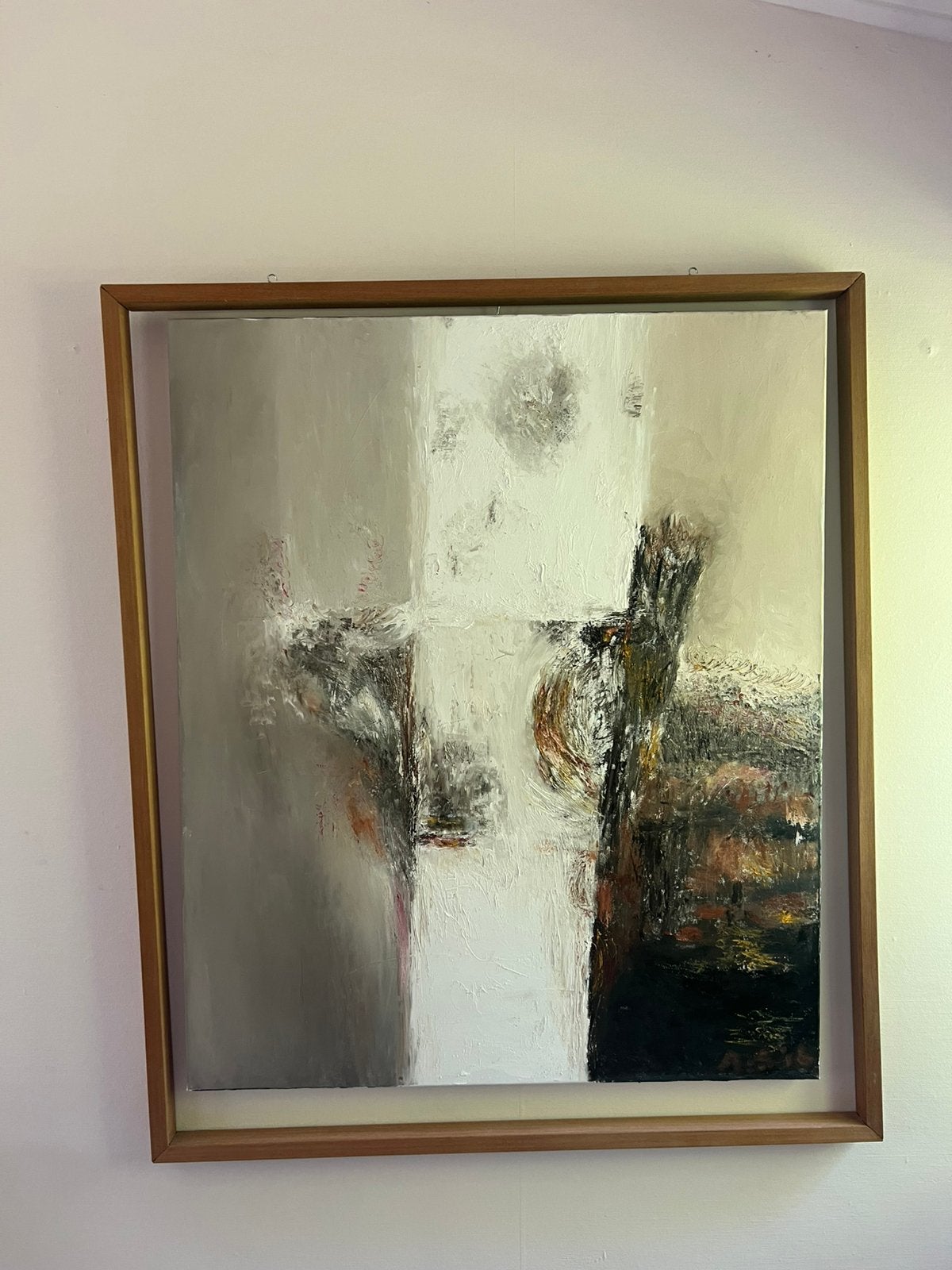 Twee abstracte schilderijen op canvas – set, Antiek en Kunst, Kunst | Schilderijen | Abstract, Ophalen