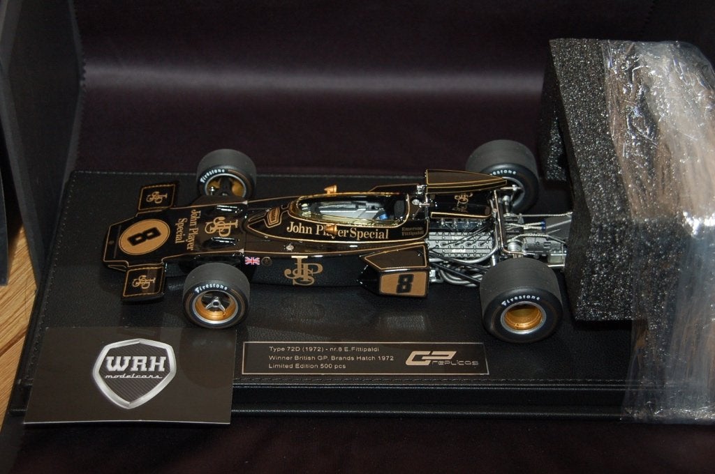 LOTUS 72D F1 FITIPALDI JPS livery #8 GP replicas MINT WRH, Verzenden, Zo goed als nieuw, Auto, Overige merken