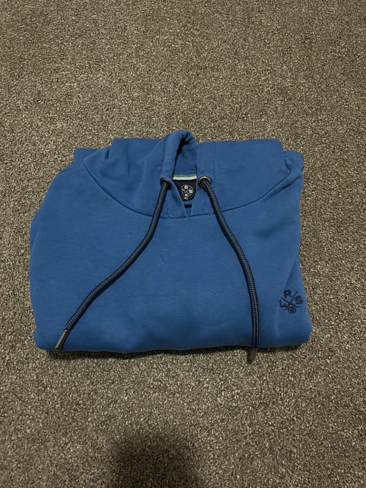 Blauwe hoodie - RLS - Maat XL, Kleding | Heren, Ophalen of Verzenden, Zo goed als nieuw