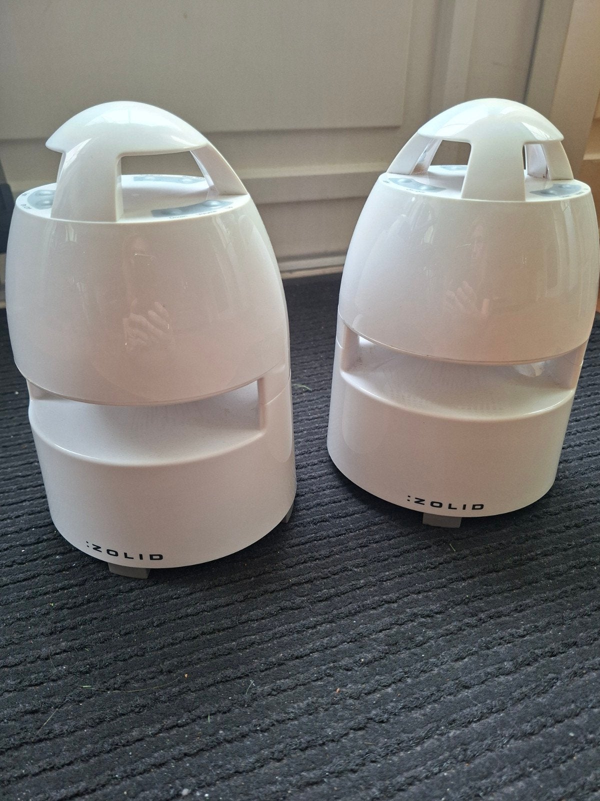 Zolid outdoorspeakers,compleet in doos., Ophalen of Verzenden, Zo goed als nieuw, Minder dan 60 watt, Overige merken