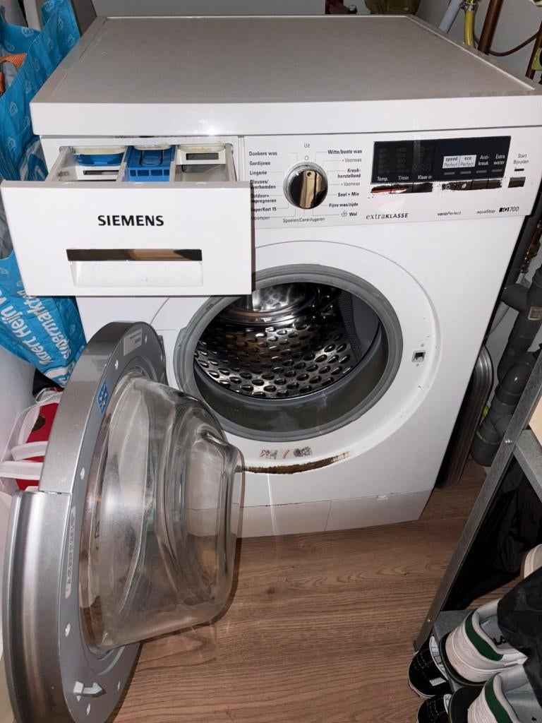 Siemens wasmachine, Ophalen, Gebruikt, 1200 tot 1600 toeren, 85 tot 90 cm