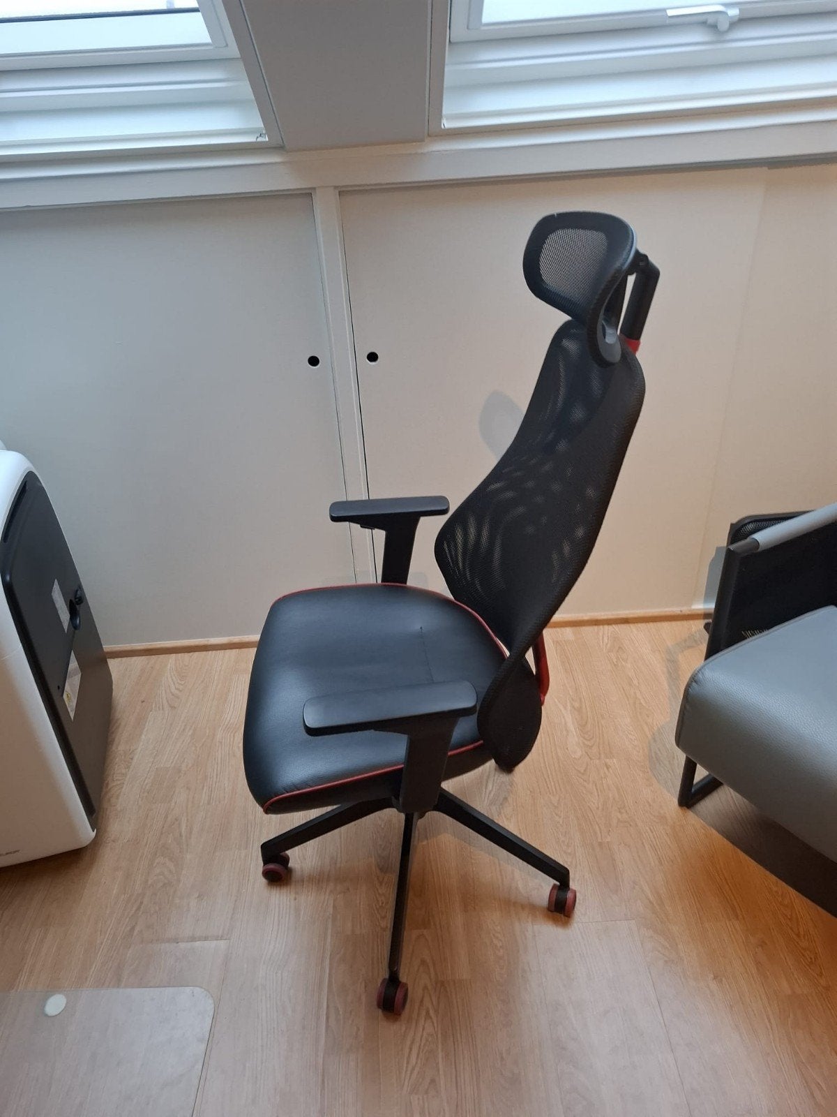 Ikea Gaming- bureaustoel, Huis en Inrichting, Bureaustoelen, Ophalen, Gaming bureaustoel, Gebruikt, Zwart