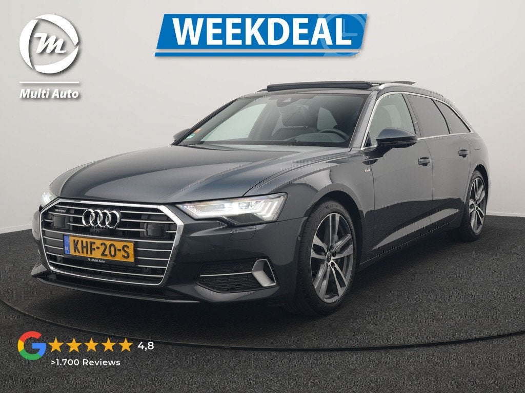 Audi A6 Avant 50 TFSI e quattro S Line PHEV 300pk | Trekhaak, Automaat, 77 km/l, Gebruikt, 4 cilinders