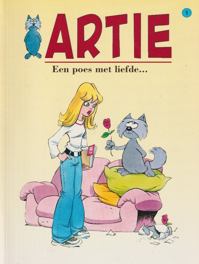 Artie 1 Een poes met liefde ...., Eén stripboek, Ophalen of Verzenden, Zo goed als nieuw