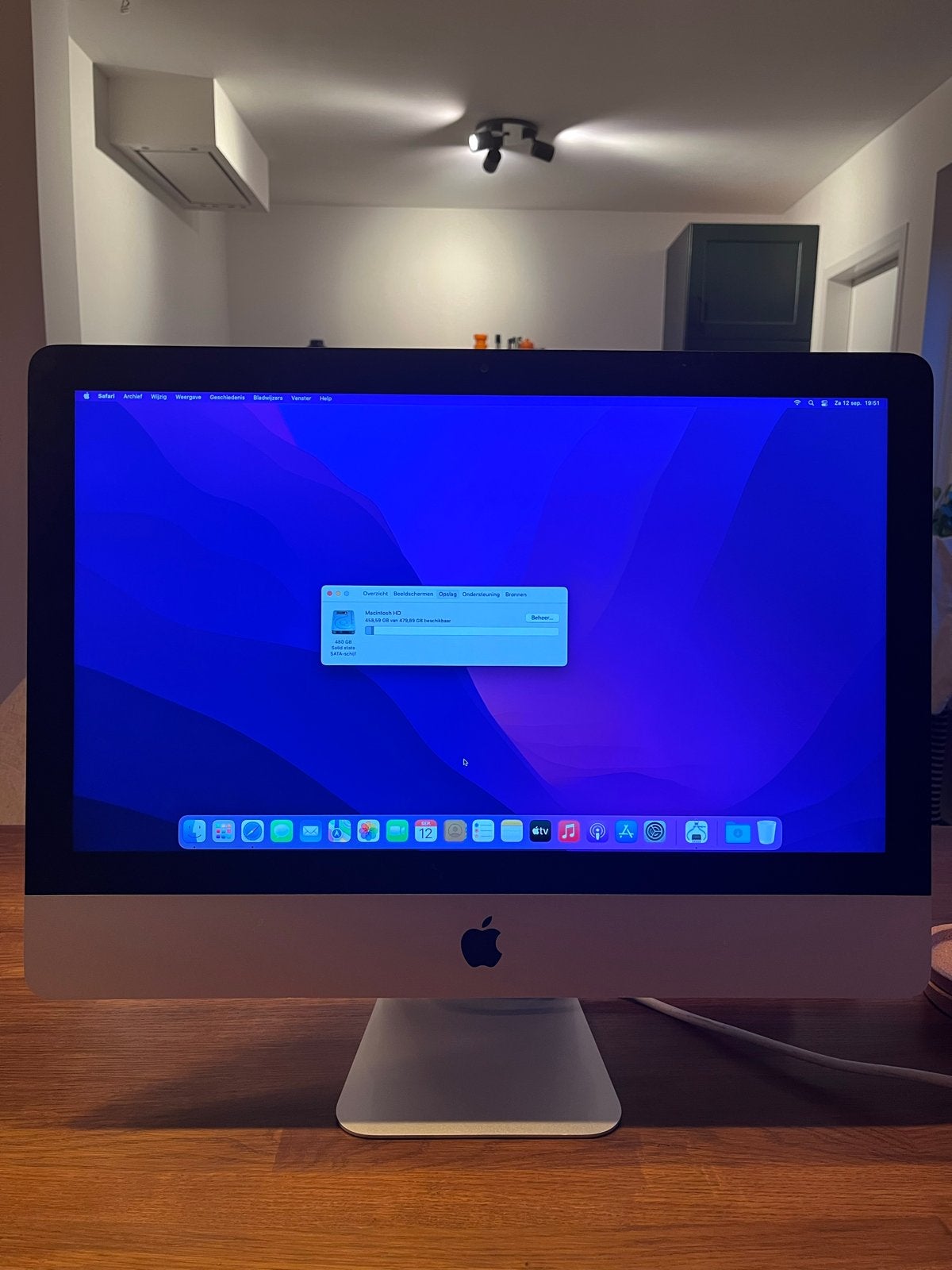 iMac 21,5 inch (Late 2015), Computers en Software, Ophalen, Gebruikt, 8 GB, SSD