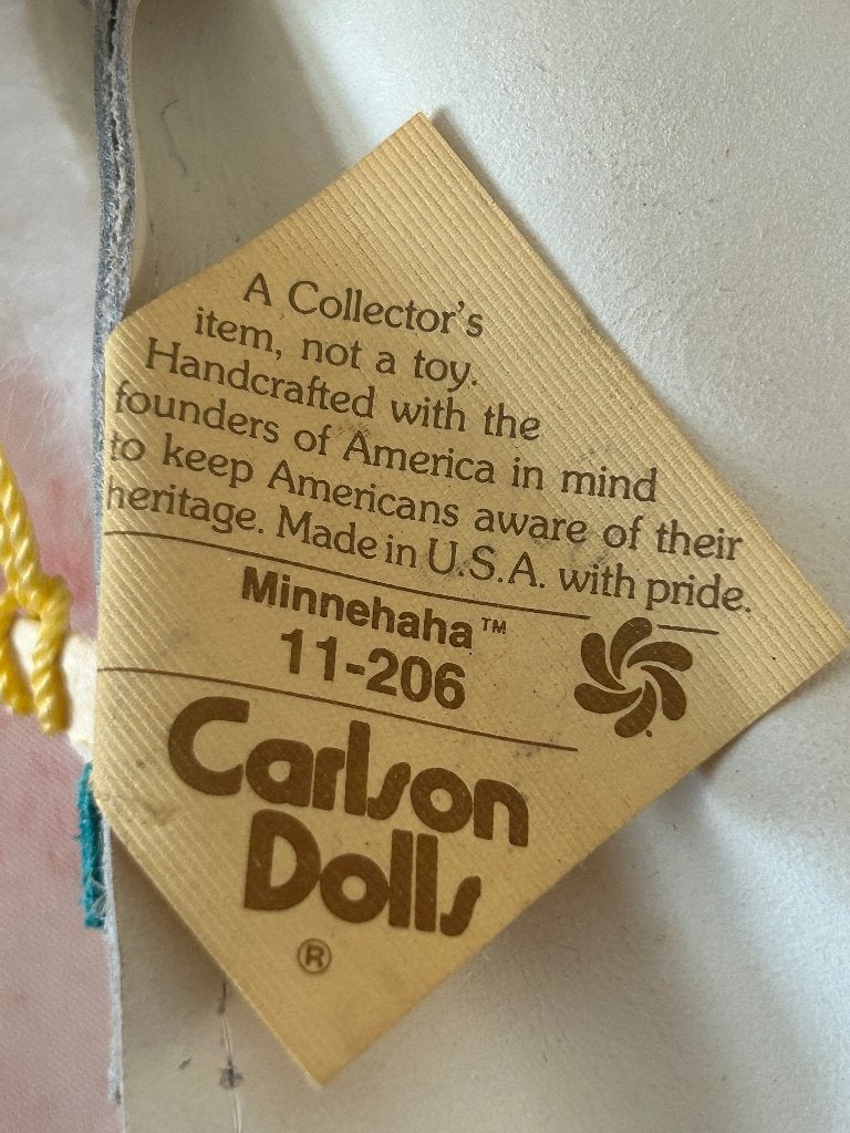 Vintage Carlson Dolls inheemse souvenirpoppen set van 2, Carlson Dolls (Carlson Mfg. Co.), Gebruikt, Niet van toepassing (bedrijf is gestopt met productie in 1997, er is geen actief support e-mailadres)