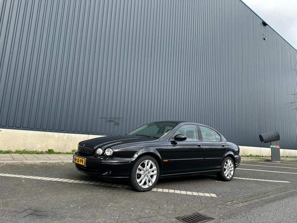 Jaguar X-Type 3.0 V6 Sport 4WD 2002 Zwart, Auto's, Jaguar, Zwart, Zwart, Handgeschakeld, 6 cilinders